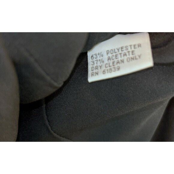 Rickie Freeman Teri Jon Black Beaded Fit And Flare Dress Size 6 - Picture 4 of 7